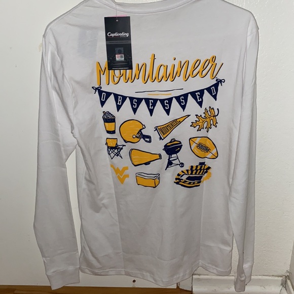 Vintage West Virginia Football Long sleeve. - Picture 2 of 2